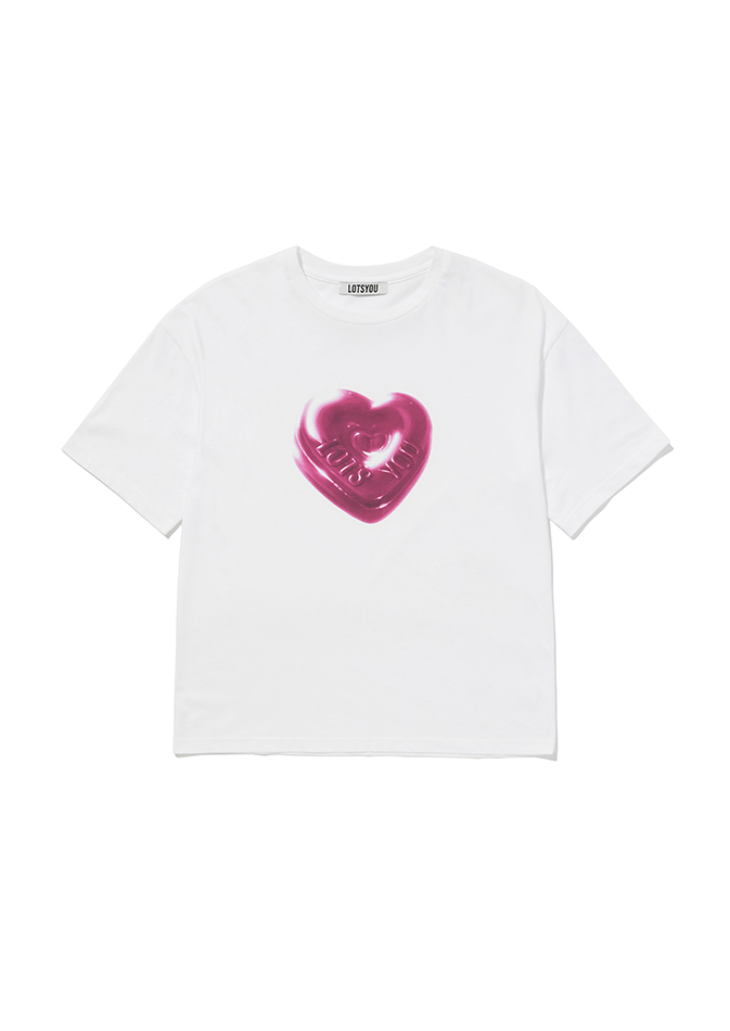 lotsyou_world_Heart Candy Regular T-shirt ver.2 Pink